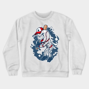 BASEBALL MASCOT Crewneck Sweatshirt